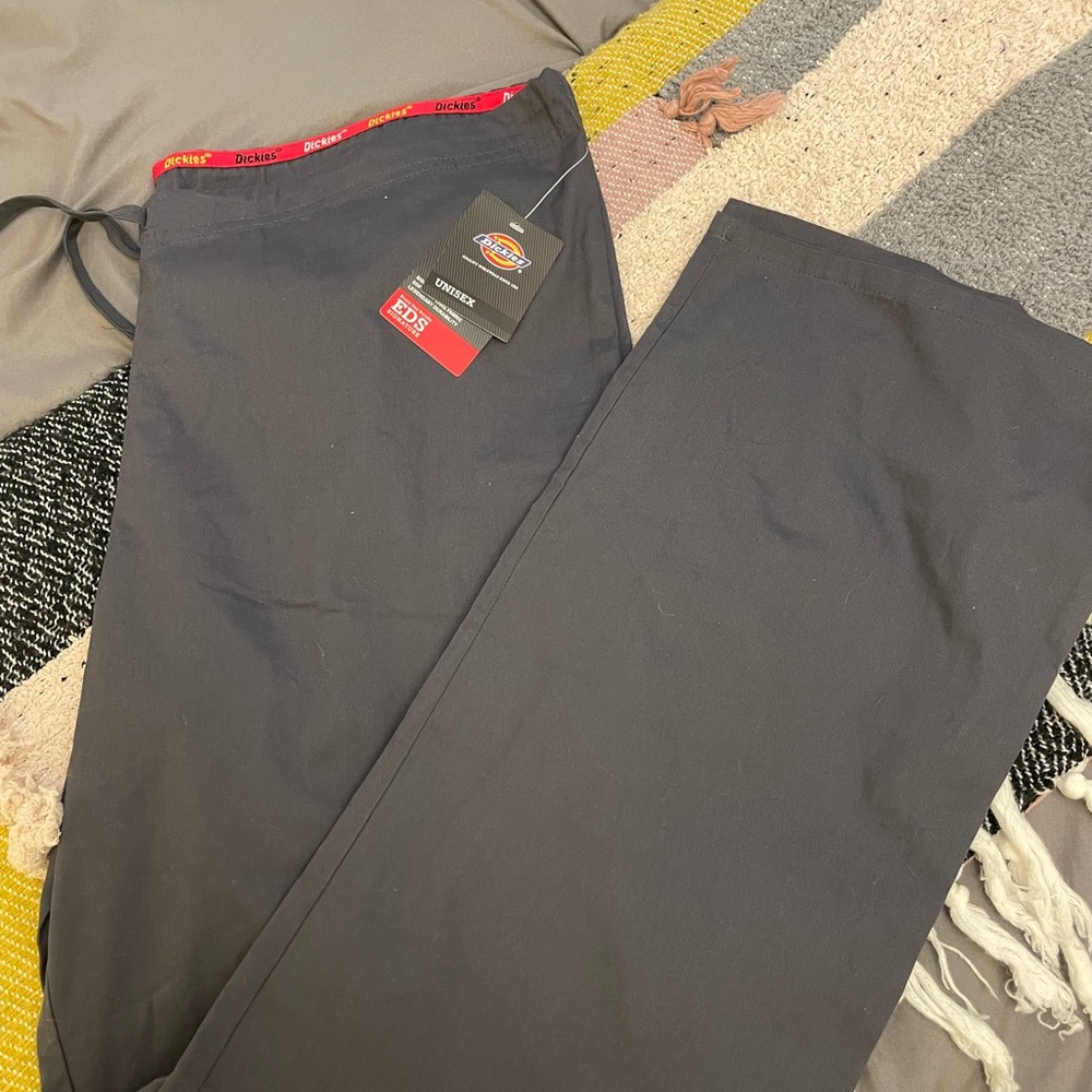 NWT Dickies Unisex Dark Gray Scrub Pants